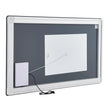 VEVOR LED Bathroom Mirror 3 Colors Anti-fog Wall Mounted Vanity Mirror 36
