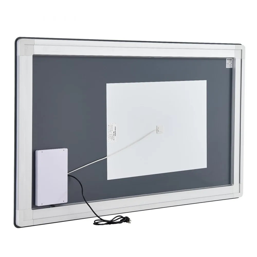 VEVOR LED Bathroom Mirror 3 Colors Anti-fog Wall Mounted Vanity Mirror 36