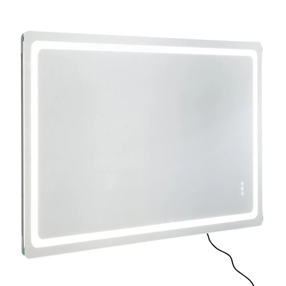 VEVOR LED Bathroom Mirror 3 Colors Anti-fog Wall Mounted Vanity Mirror 36