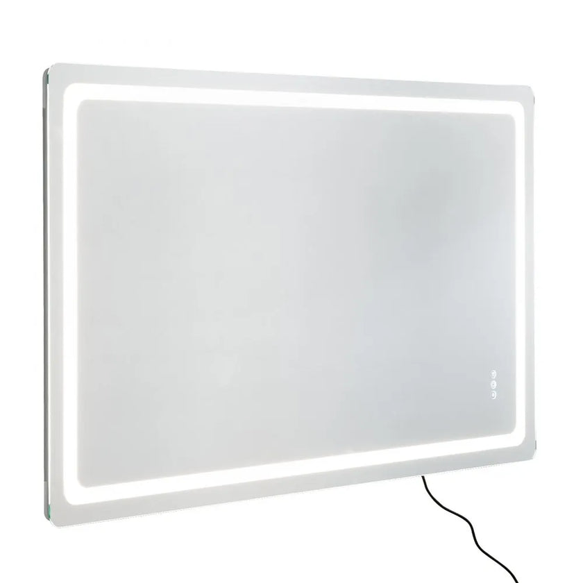 VEVOR LED Bathroom Mirror 3 Colors Anti-fog Wall Mounted Vanity Mirror 36