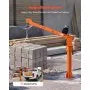 Electric Truck Crane 2200 lbs | Pickup Truck Bed Crane with Electric Hoist | 360° Rotating Telescopic Boom