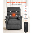 VEVOR Power Lift Recliner Chair for Elderly Heat and Massage Electric Recliner M