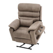 VEVOR Power Lift Recliner Chair with Heat Massage Electric Recliner Light Brown