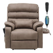 VEVOR Power Lift Recliner Chair with Heat Massage Electric Recliner Light Brown