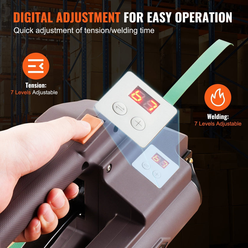 VEVOR Automatic Electric Strapping Machine Tool for PP/PET 0.39