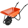 VEVOR Electric Wheelbarrow Cart One Wheel 5 Cu Ft Powered Dump Cart 330 lbs