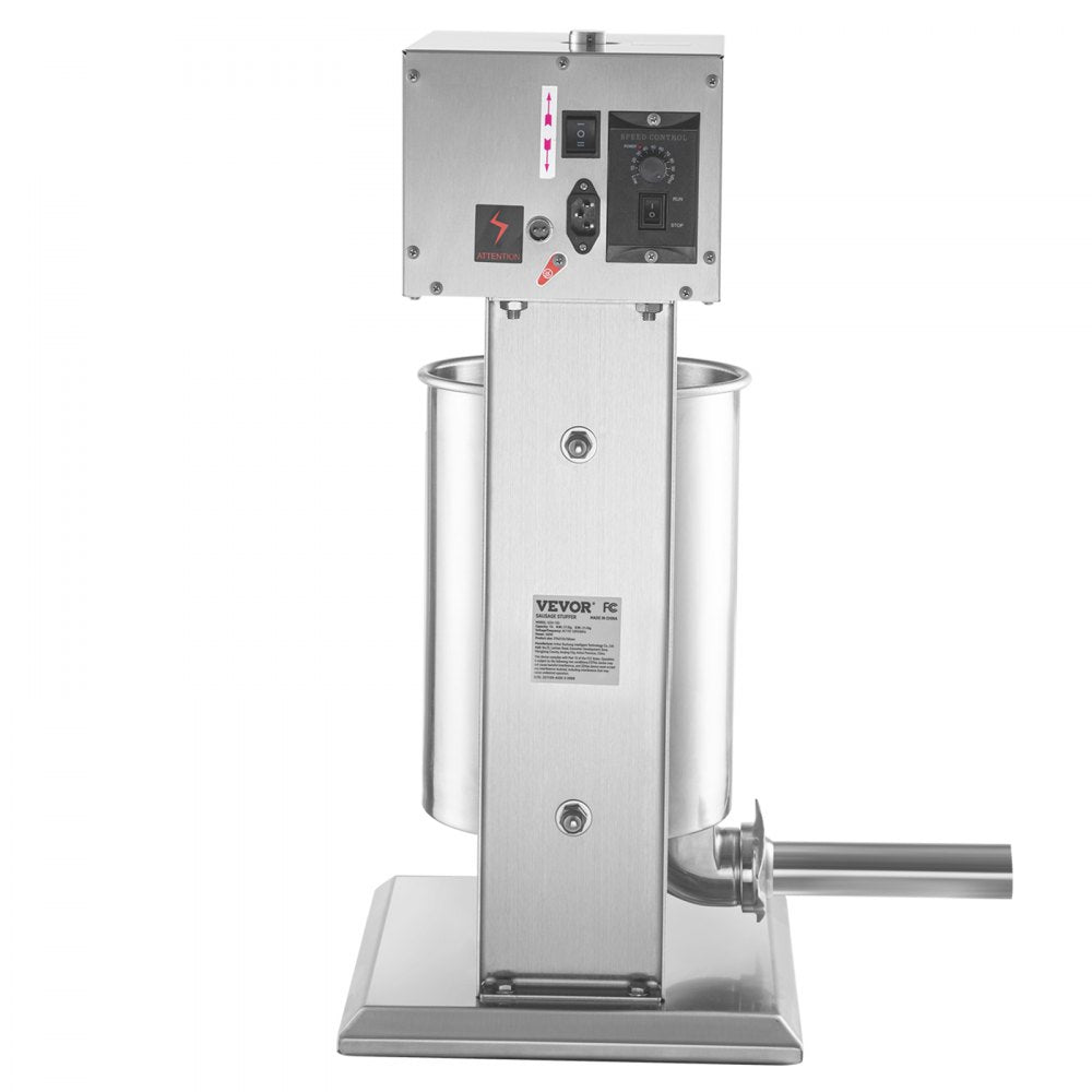 VEVOR Electric Sausage Stuffer 10L Variable Speed Sausage Maker Stainless Steel