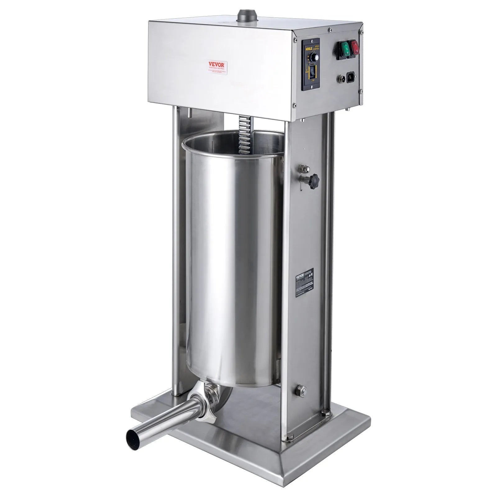 VEVOR Electric Sausage Stuffer 25 L Vertical Meat Stuffer 304 Stainless Steel