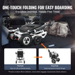 VEVOR Electric Wheelchair for Adults Seniors, 300 lbs Weight Capacity, 20 in Width Lightweight Foldable Motorized Power Wheelchairs, Long Range All Terrain Aluminum Alloy Chair