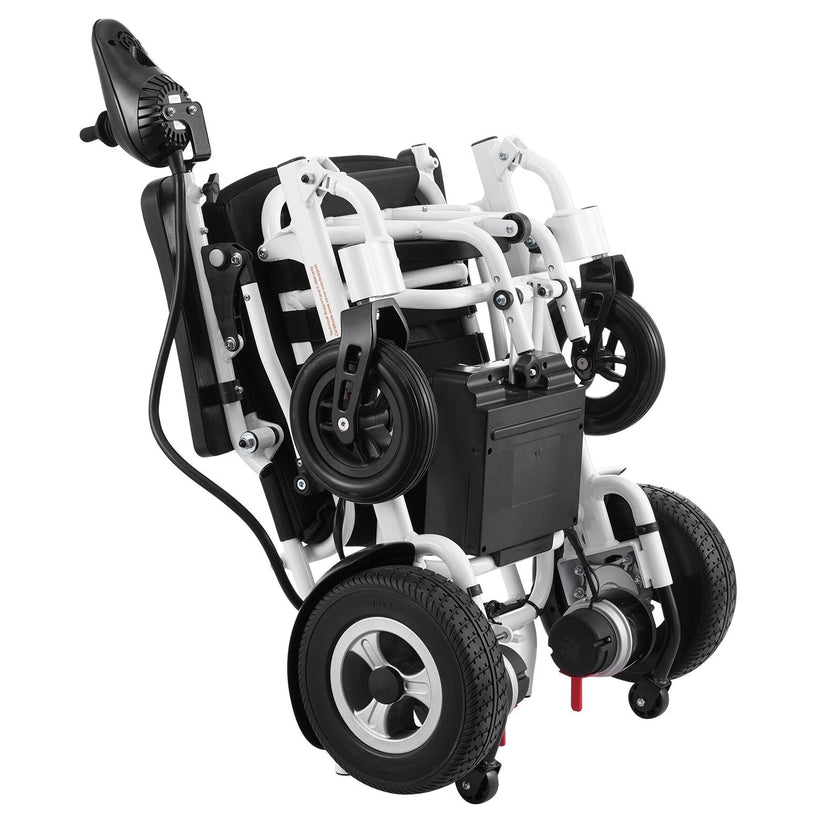 VEVOR Electric Wheelchair for Adults Seniors, 300 lbs Weight Capacity, 20 in Width Lightweight Foldable Motorized Power Wheelchairs, Long Range All Terrain Aluminum Alloy Chair