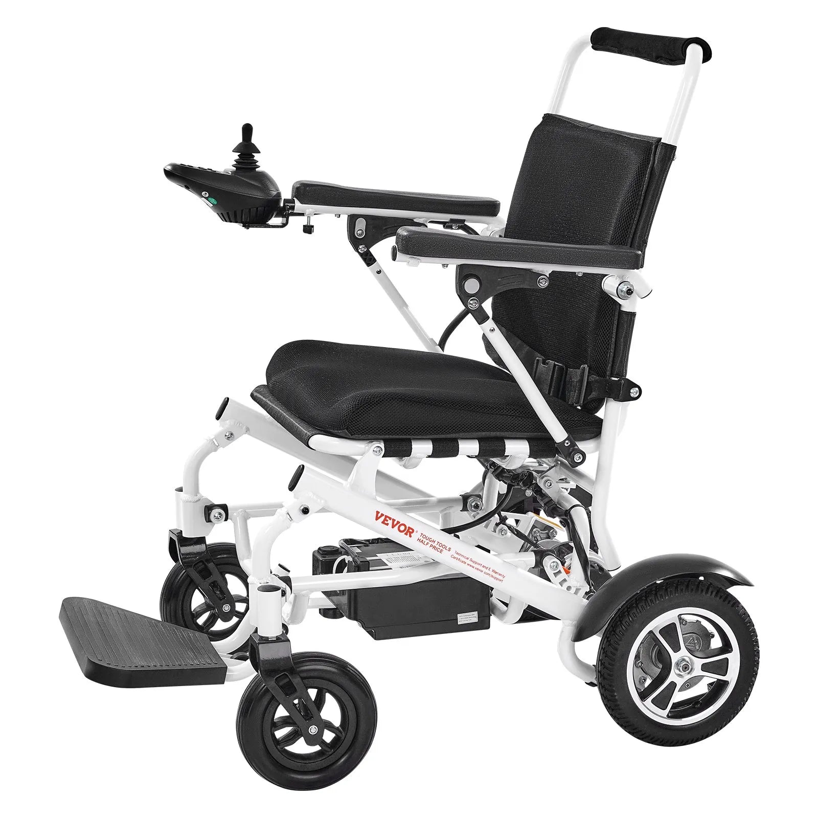 VEVOR Electric Wheelchair 300lbs Capacity Foldable Lightweight 13 Mile
