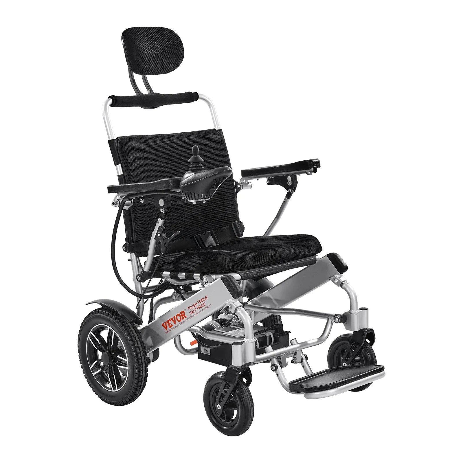 VEVOR Electric Wheelchair 300lbs Adjustable Backrest Foldable 13 Mile