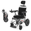 VEVOR Electric Wheelchair 300lbs Capacity Adjustable Backrest Foldable 13 Mile