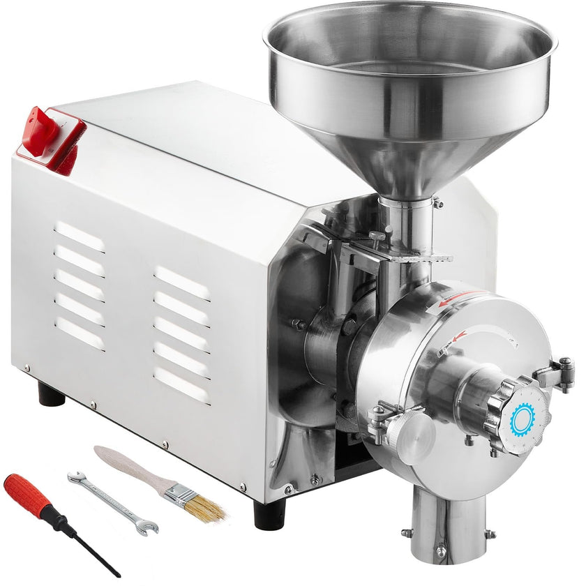 VEVOR Grain Grind Mill Grain Grinding Machine 3000W Food Processing Machinery