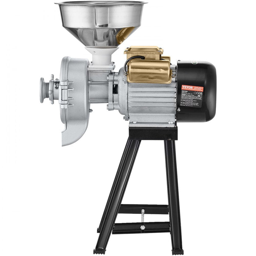 VEVOR 3000W Electric Grain Grinder Corn Wheat Flour Cereal Mill Wet & Dry