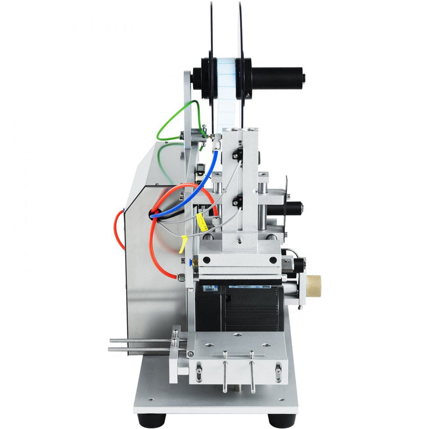 VEVOR Electric Flat Labeling Machine, 25-60pcs/min, Flat Surface Label Applicator for Cardboard Boxes/Square Bottles/Tin Cans, Labeler Suitable for Item Size Range of 4.72 x 5.9 x (0.98-3.54) inches