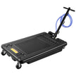 VEVOR Low Profile Oil Drain Pan, 17 Gallon Oil Drain Pan with Pump, Oil Change Pan with 180W Electric Pump, 8.2ft Hose & Folding Handle, Rolling Oil Drain Cart for Trucks, Buses, RVs