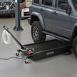 VEVOR Low Profile Oil Drain Pan, 20 Gallon Oil Drain Pan with Pump, Oil Change Pan with 180W Electric Pump, 8.2ft Hose & Folding Handle, Rolling Oil Drain Cart for Trucks, Buses, RVs