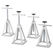 VEVOR RV Stabilizer Jacks, 4 Pack Aluminum RV Leveling Jacks, RV Stack Jacks for RV Travel Trailer Camper, Single Screw Jack Support up to 6000 Lbs, Adjustable from 11 inch to 17 inch