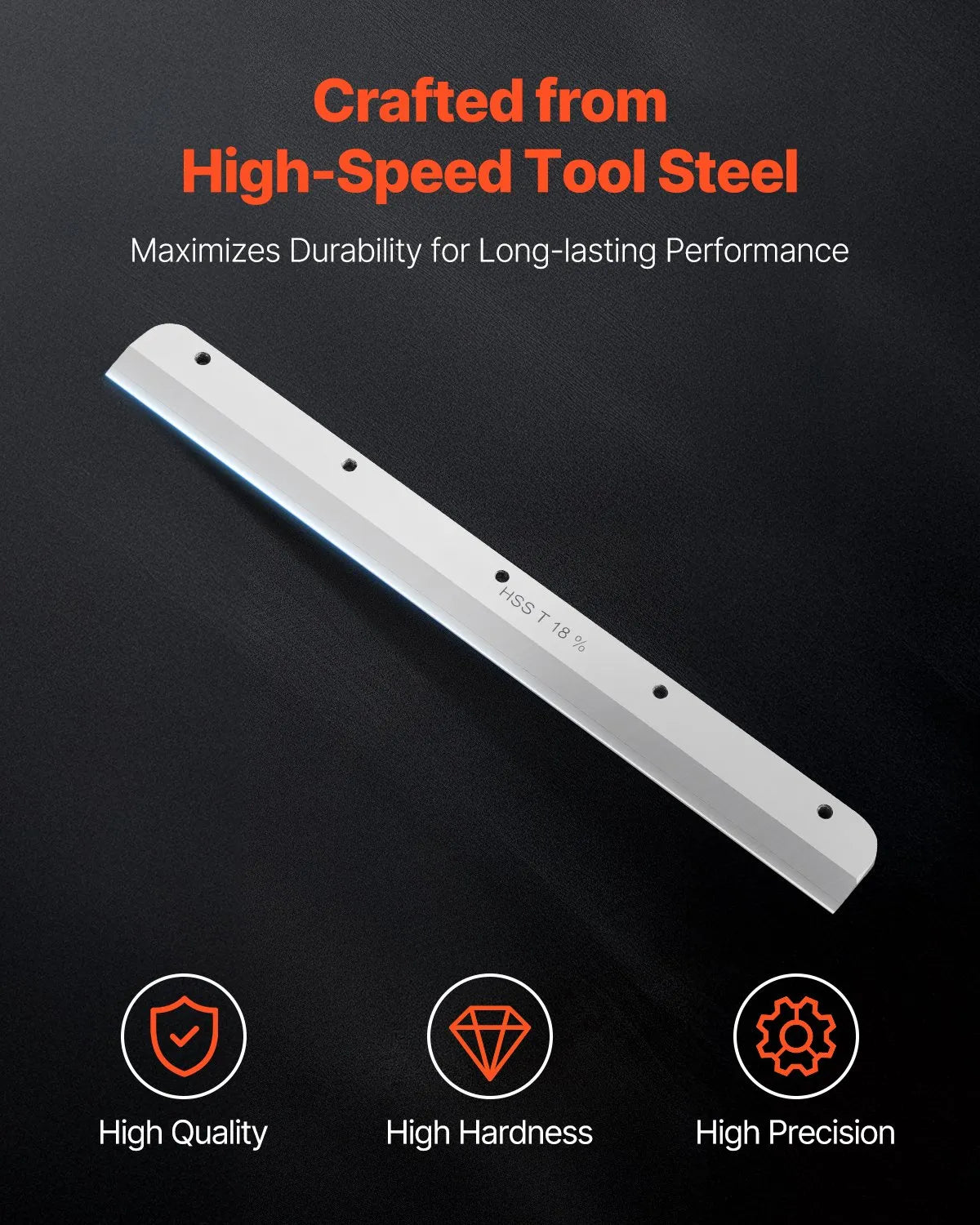 VEVOR Paper Cutter Blade Heavy Duty Steel Blade Replacement for E330D/E330S