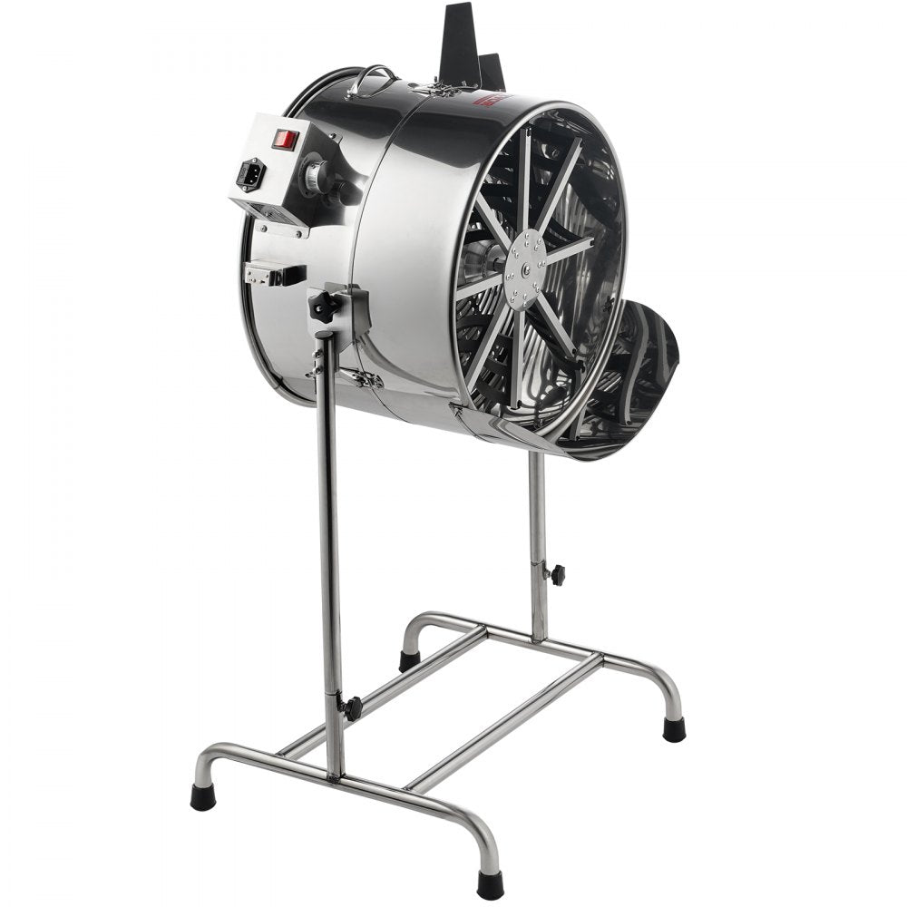VEVOR Electric Bud Trimmer, 18'' Electric Leaf Trimmer Machine with 60W Adjustable Speed, Tillable Trimmer with Stainless-Steel Blades, Bud Leaf Trimmer Mesh Bag & Hand Pruner Included for Leaves, Bud