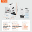 VEVOR Electric Vegetable Slicer, 0-0.5