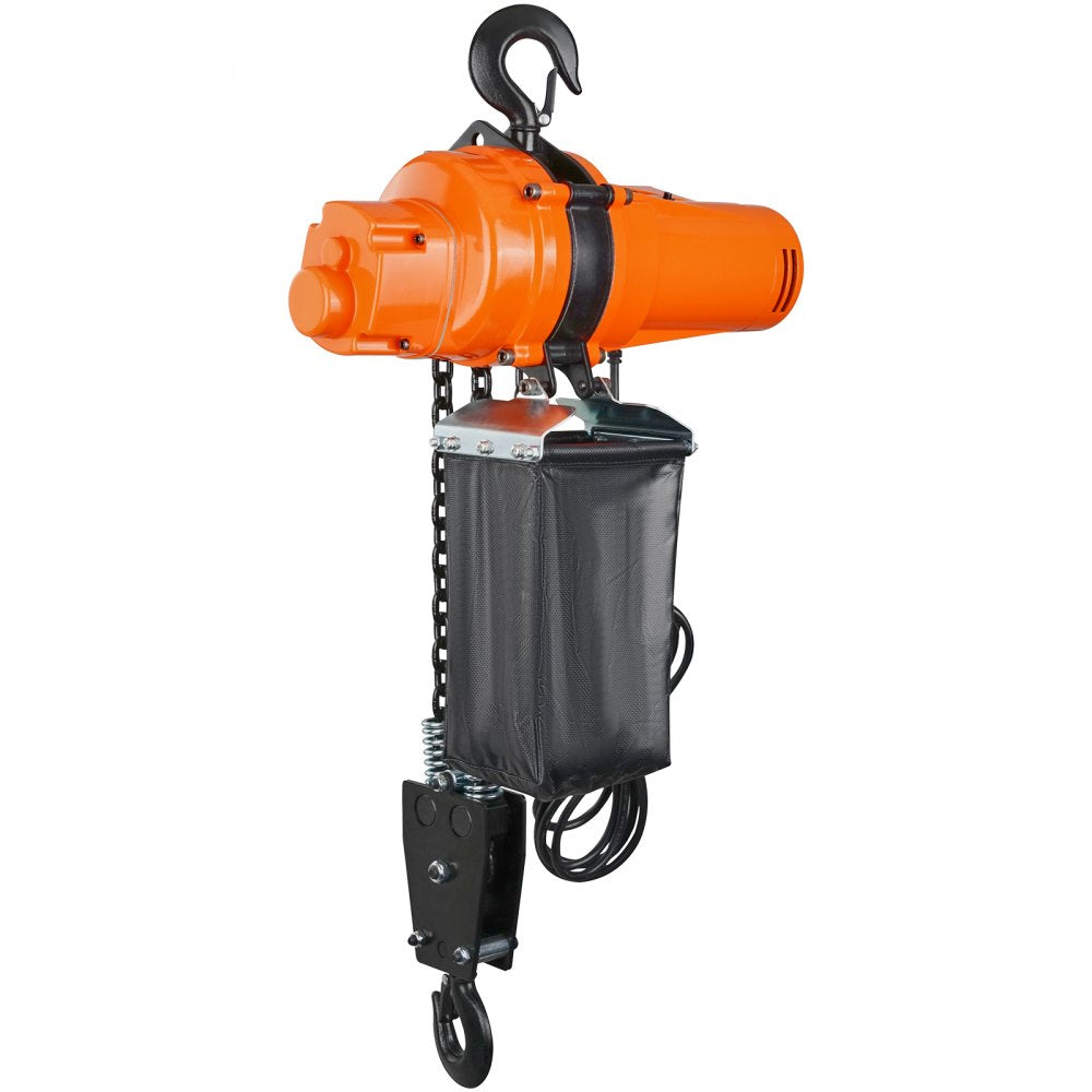VEVOR Electric Chain Hoist Single Phase Crane Hoist 2200 lbs Load 10 ft Lifting