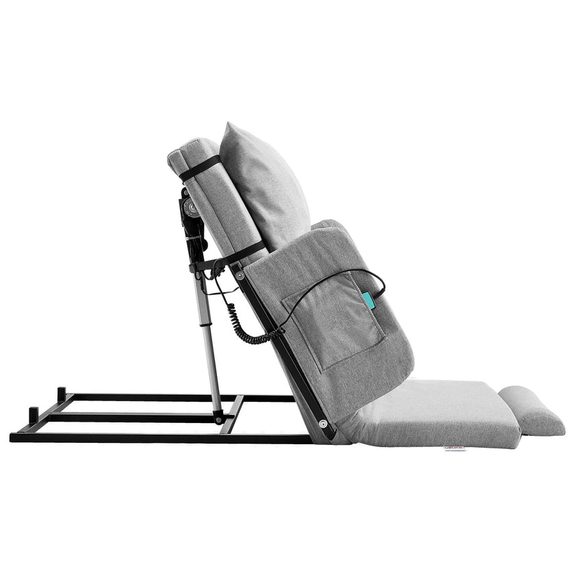 VEVOR Electric Lifting Backrest 300 lbs 4-68° Adjustable with Guardrail & Pouch