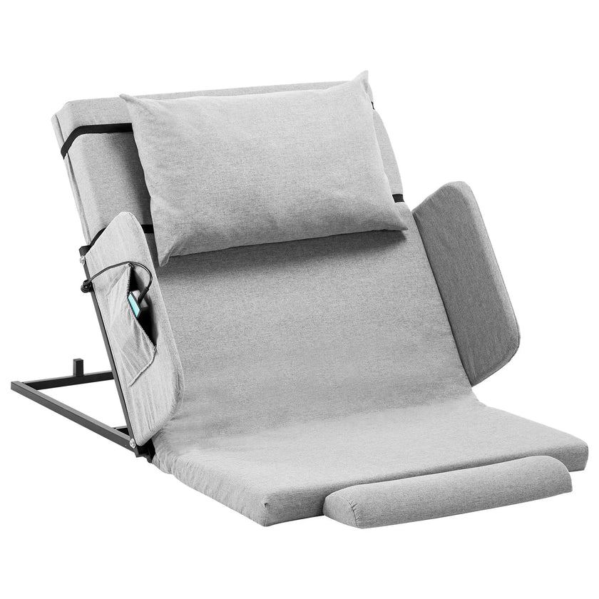 VEVOR Electric Lifting Backrest 300 lbs 4-68° Adjustable with Guardrail & Pouch