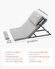 VEVOR Electric Lifting Backrest 300 lbs 4-68° Adjustable Lifting Bed Backrest