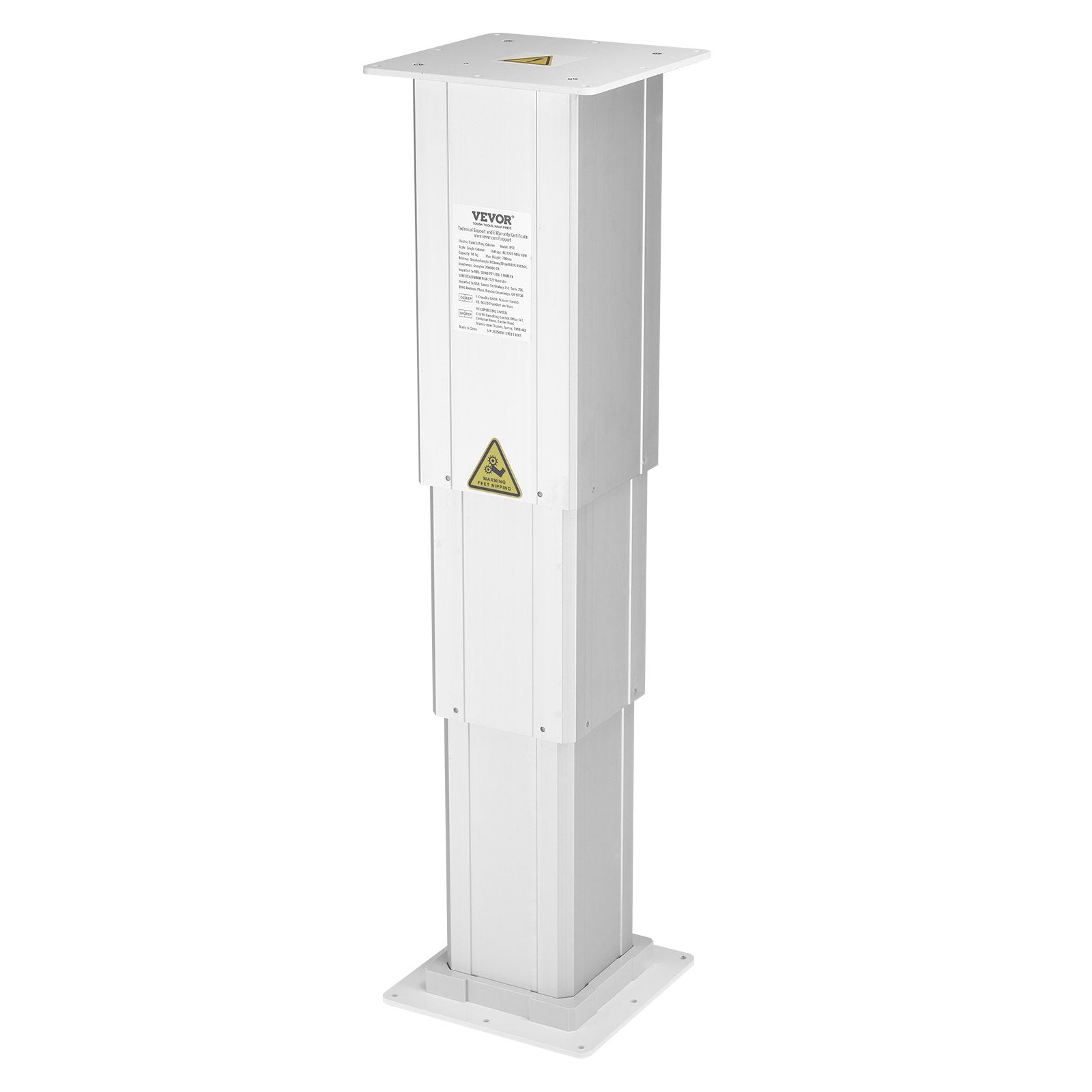 VEVOR 176 lbs Adjustable Electric Lifting Column System 14.2-31.1 in Height Range