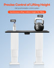 VEVOR 260 lbs Adjustable Electric Lifting Column System 14.2-31.1 in Height Range