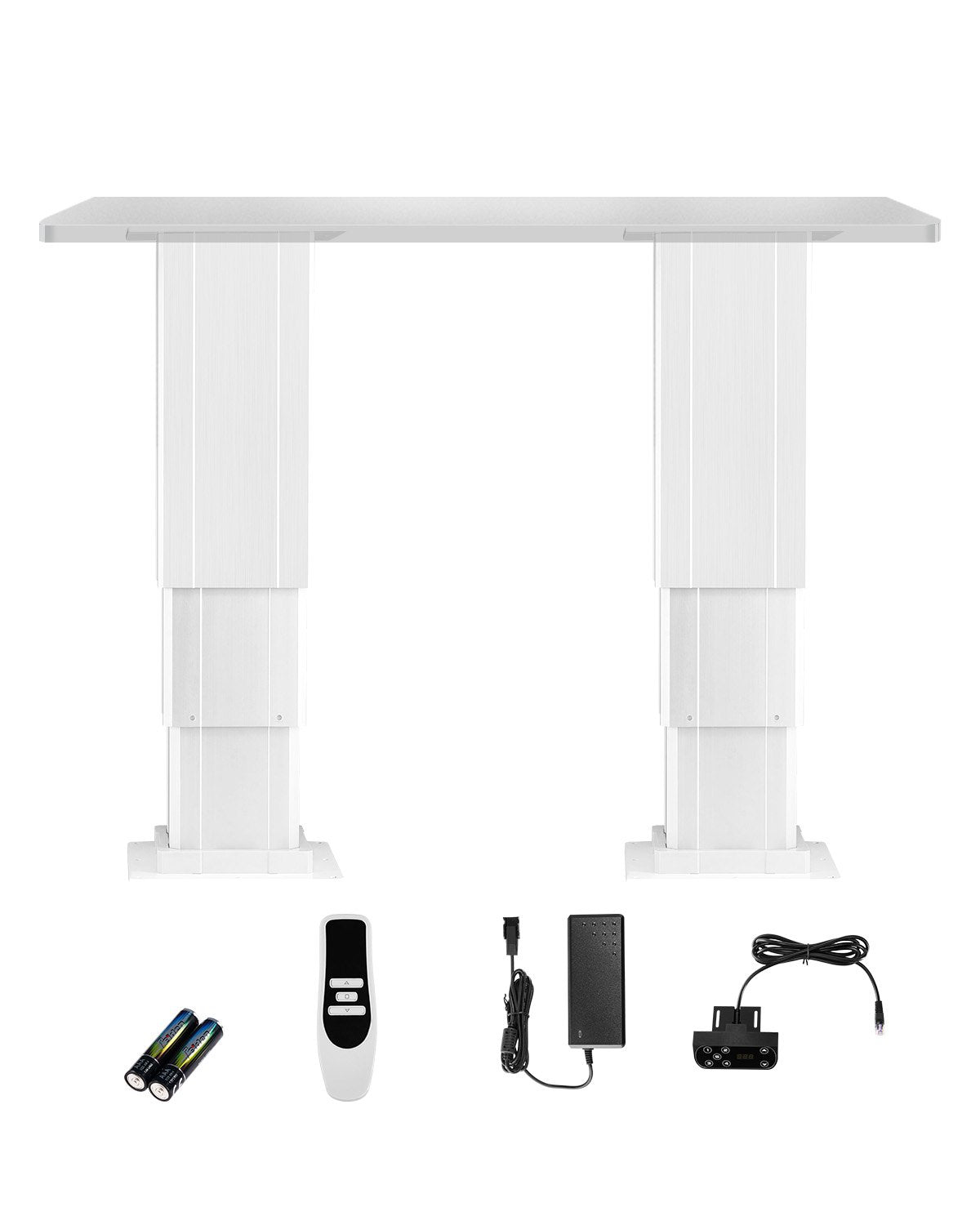 VEVOR 260 lbs Adjustable Electric Lifting Column System 14.2-31.1 in Height Range