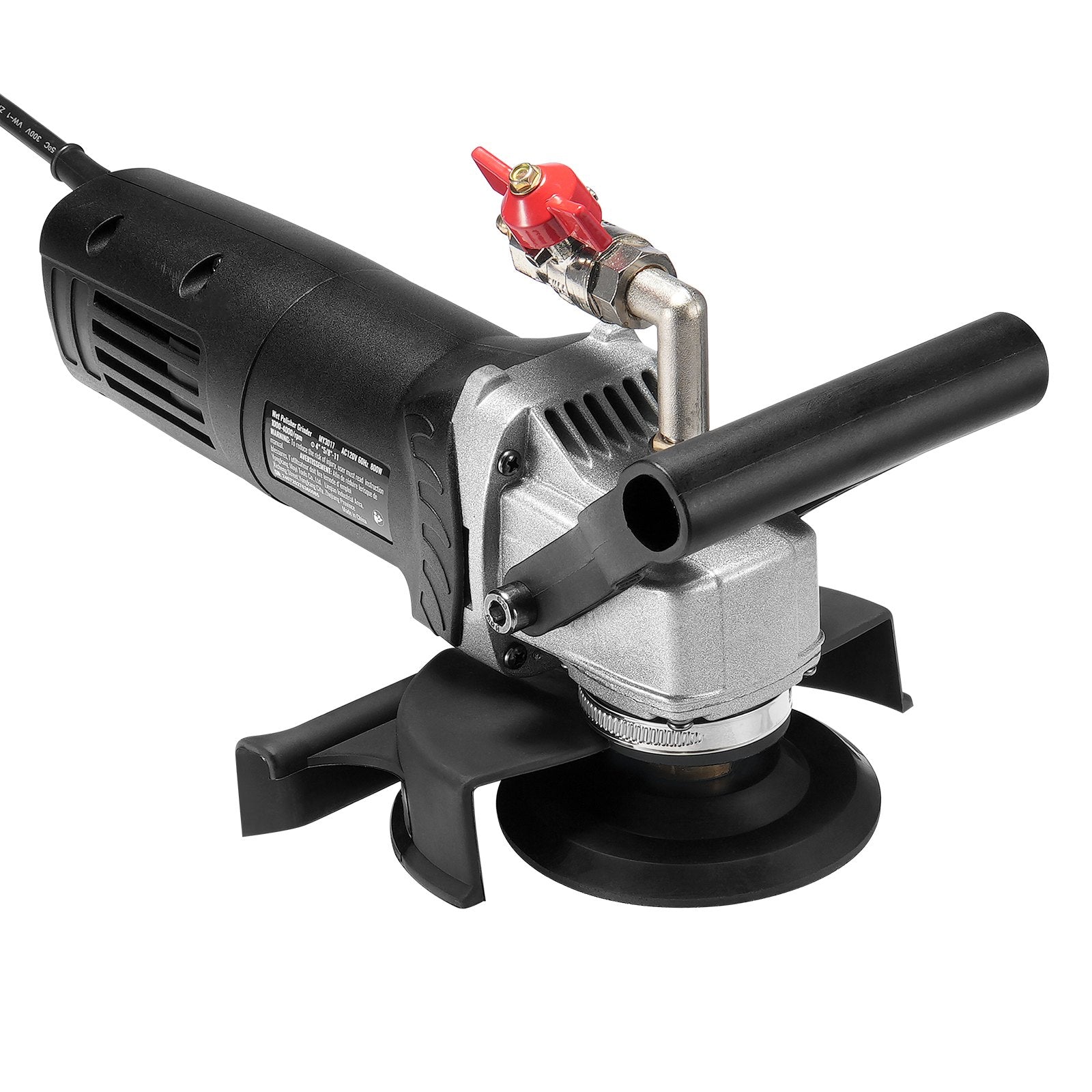 VEVOR Wet Stone Polisher 4-Inch Electric Granite Polisher with 6 Speed & 7 Pads