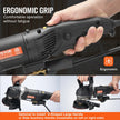 VEVOR Wet Stone Polisher 4-Inch 800W Electric Concrete Polisher 6 Speed 7 Pads