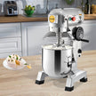 VEVOR Commercial Stand Mixer, 15Qt Stainless Steel Bowl, 500W Heavy Duty Electric Food Mixer with 3 Speeds Adjustable 113/184/341 RPM, Dough Hook Whisk Beater Included, Perfect for Bakery Pizzeria
