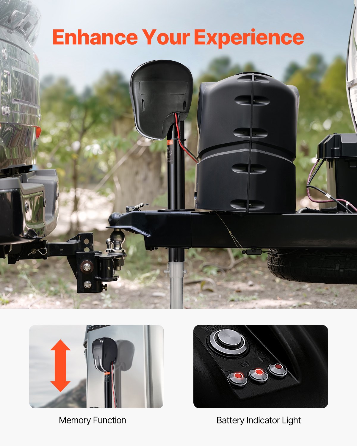 VEVOR Electric Trailer Jack 3500 lbs Power Tongue Jack for RV Trailer & Camper