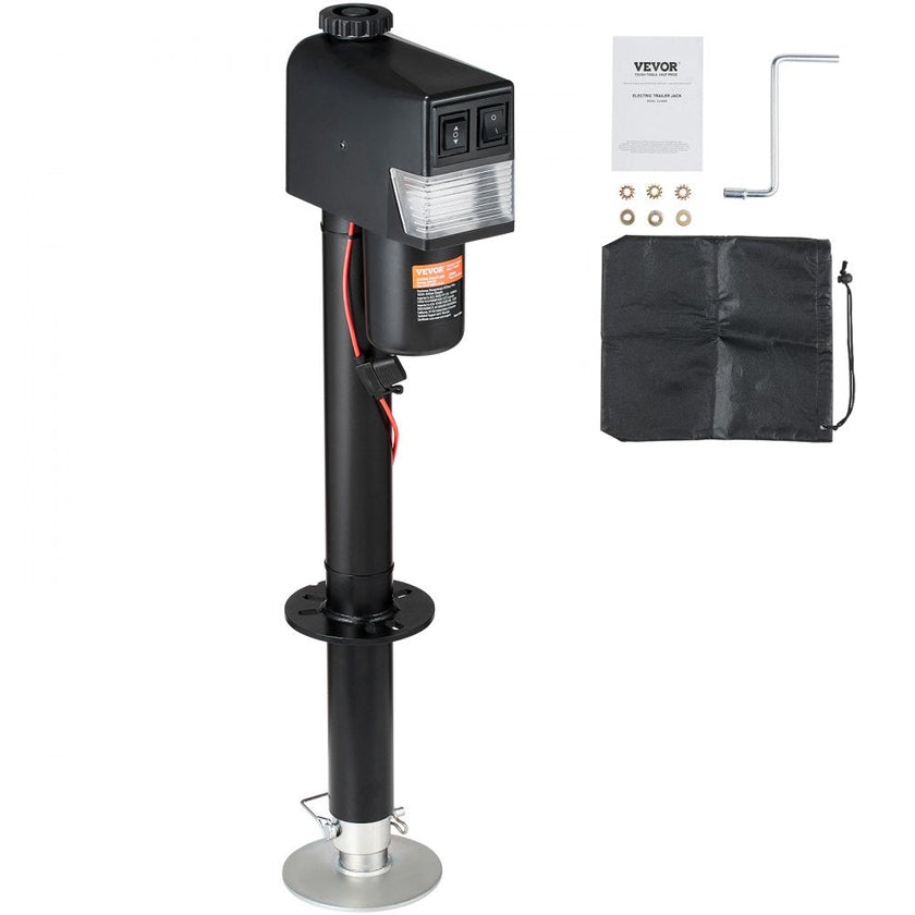 VEVOR Electric Trailer Jack, Power Tongue Jack Weight Capacity 3500 lbs, 9.84