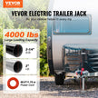 VEVOR Electric Trailer Jack, Power Tongue Jack Weight Capacity 4000 lbs, 9.84
