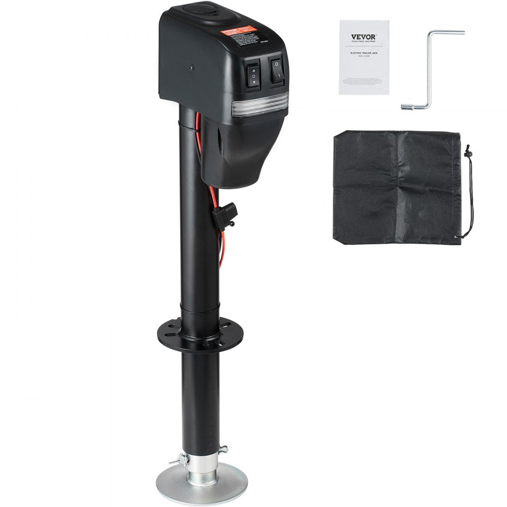 VEVOR Electric Trailer Jack, Power Tongue Jack Weight Capacity 4000 lbs, 9.84