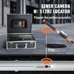 VEVOR Sewer Camera with 512Hz Locator, 131 ft/40 m, 7