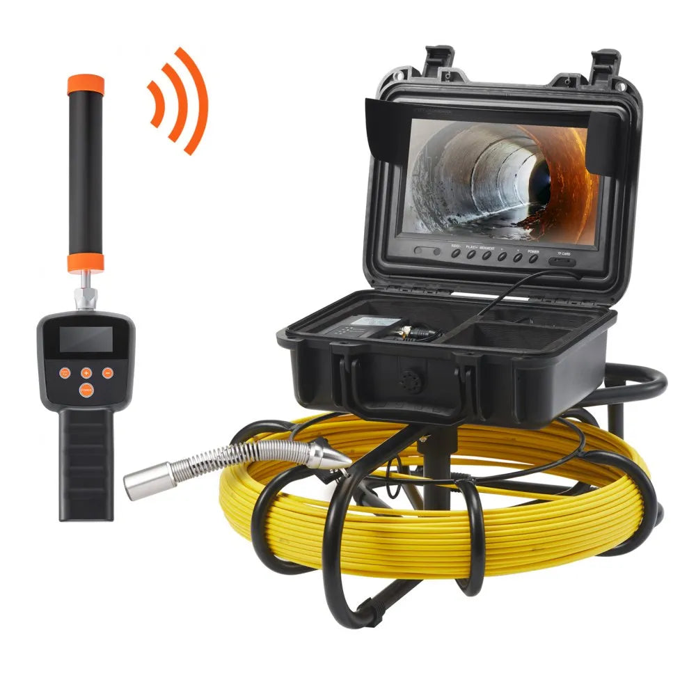 VEVOR Sewer Camera with 512Hz Locator, 9