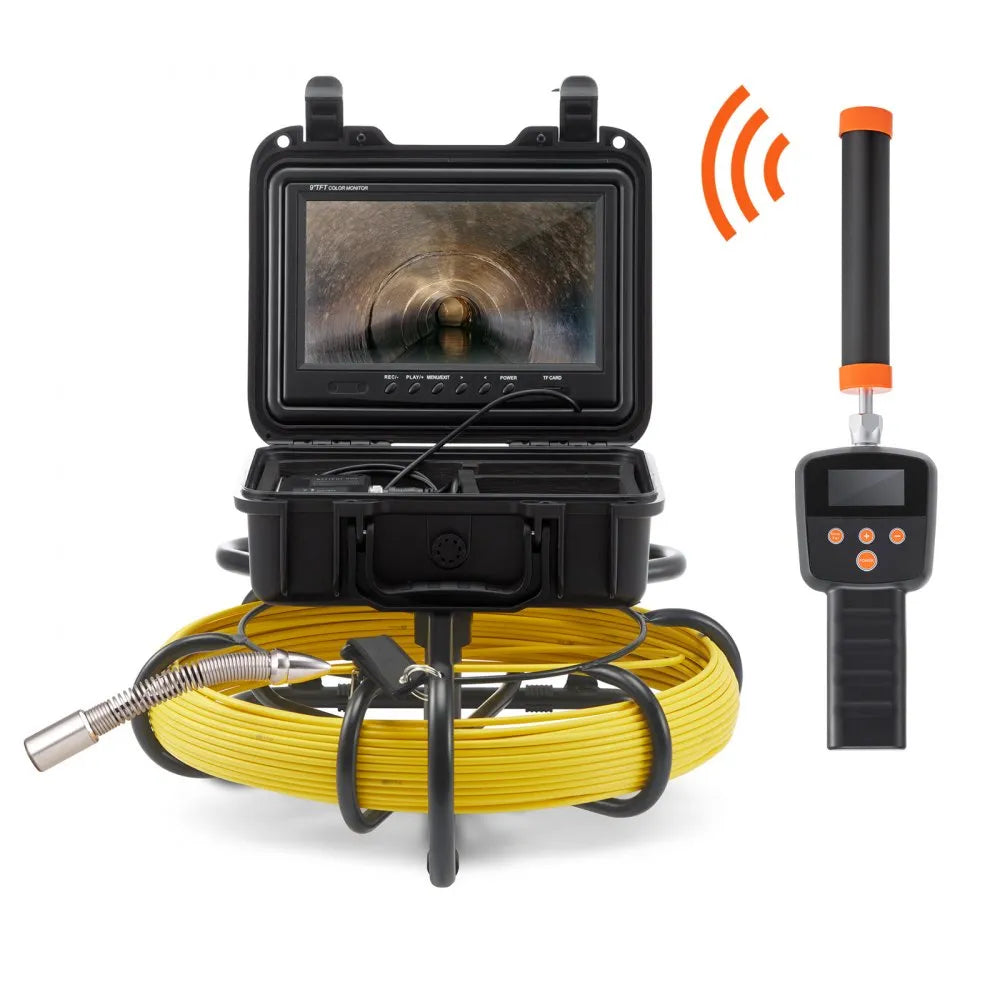 VEVOR Sewer Camera with 512Hz Locator, 9