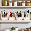 Plastic Stackable Storage Bins – 8 Pack Transparent Organizer Containers