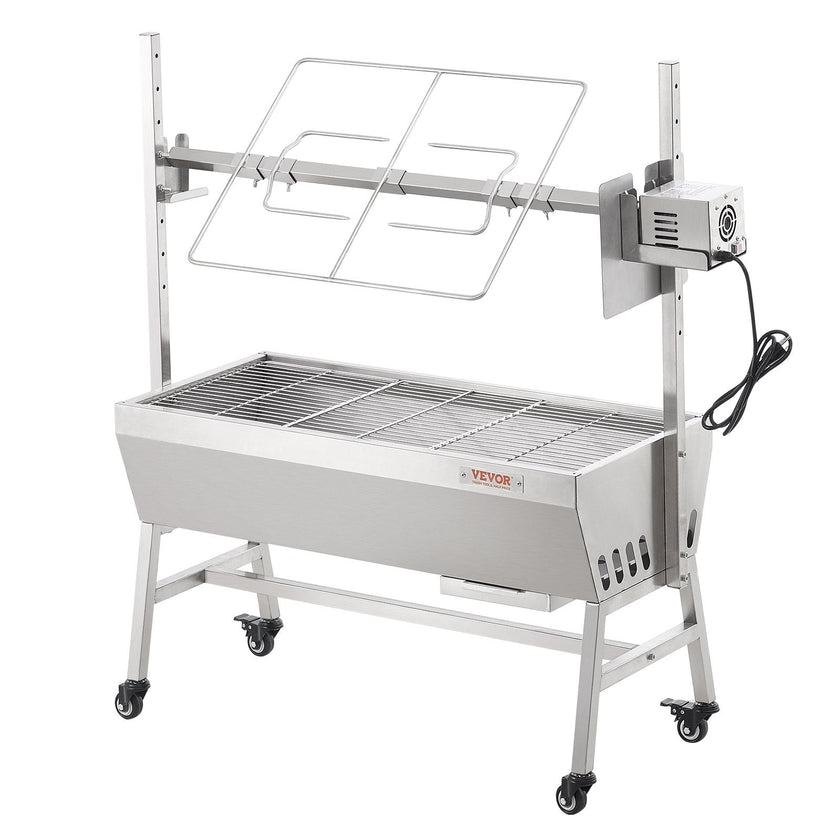 VEVOR Roaster Spit Rotisserie BBQ Grill Pig Lamb Chicken Roaster 42W 135 lbs