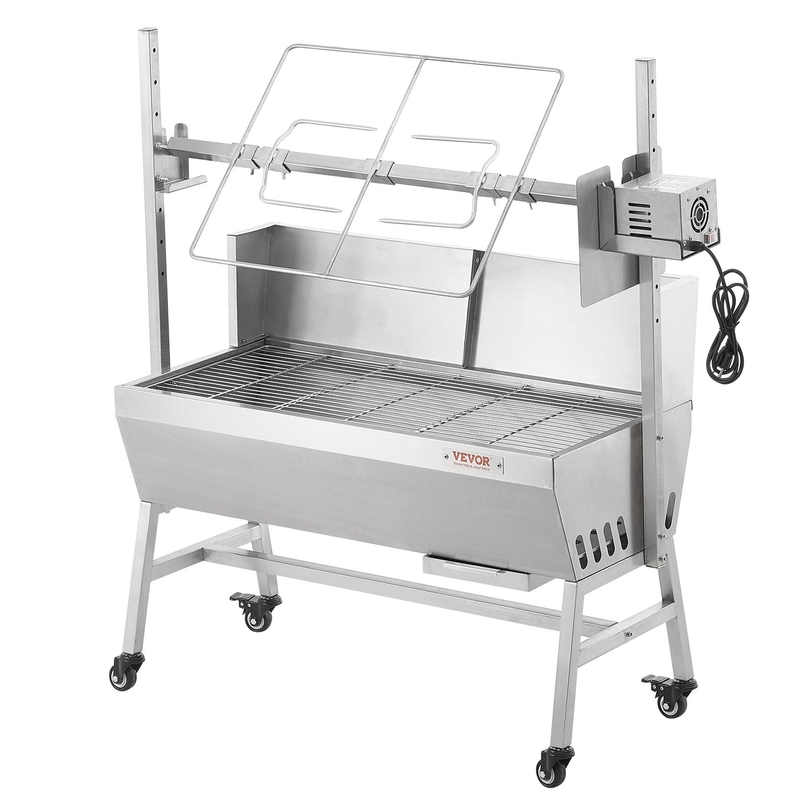 VEVOR Roaster Spit Rotisserie BBQ Grill Pig Lamb Chicken Roaster 42W 135LBS
