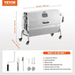 VEVOR Roaster Spit Rotisserie BBQ Grill Pig Lamb Chicken Roaster 52W 198LBS