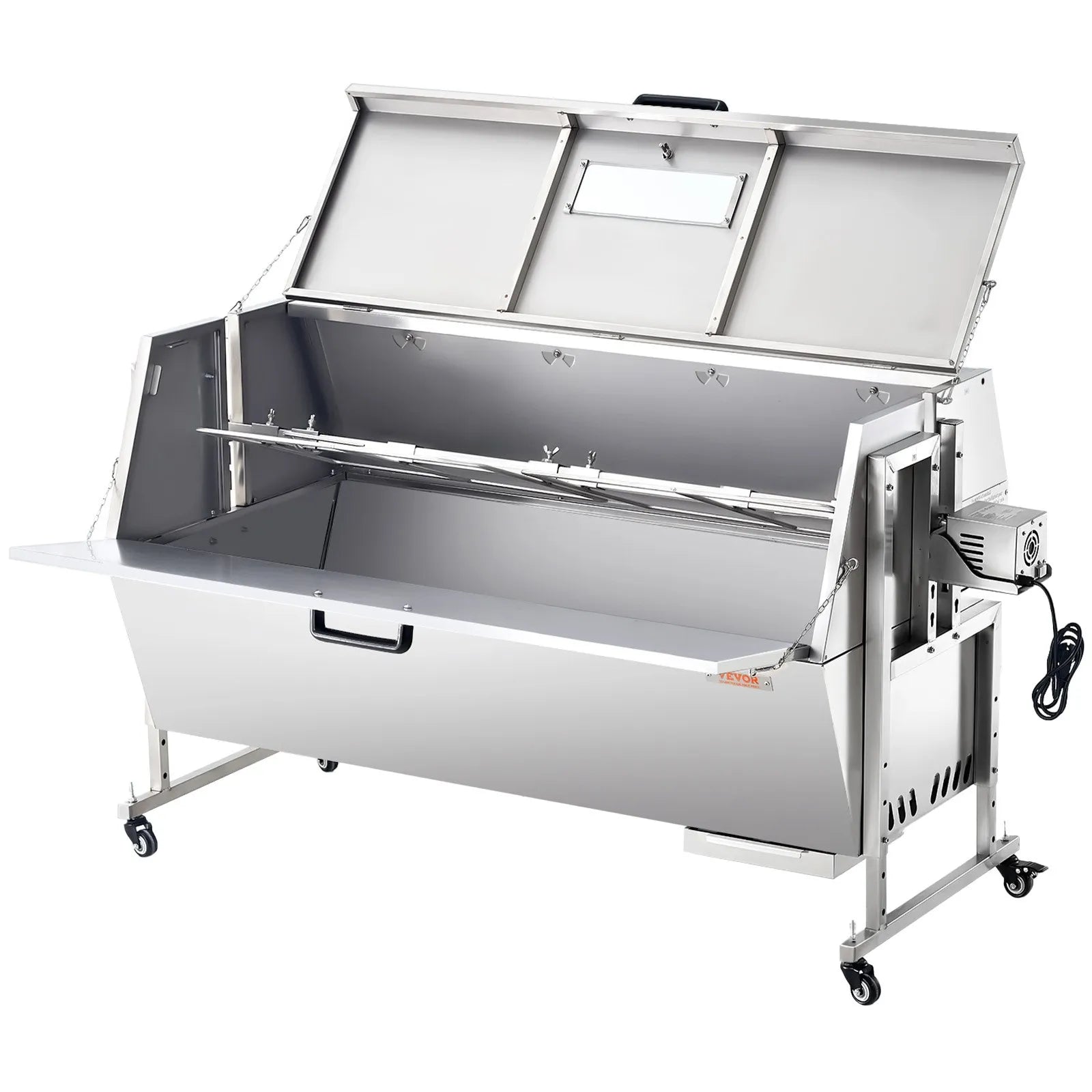 VEVOR Roaster Spit Rotisserie BBQ Grill Pig Lamb Chicken Roaster 60W 286 LBS