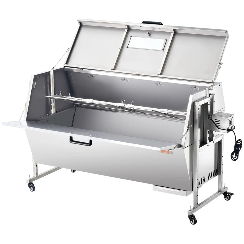 VEVOR Roaster Spit Rotisserie BBQ Grill Pig Lamb Chicken Roaster 60W 286 LBS
