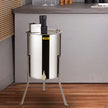 VEVOR Electric Honey Extractor, 4/8 Frames Honey Spinner Extractor, Stainless Steel Beekeeping Extraction, Honeycomb Drum Spinner with Lid, Apiary Centrifuge Equipment with Height Adjustable Stand